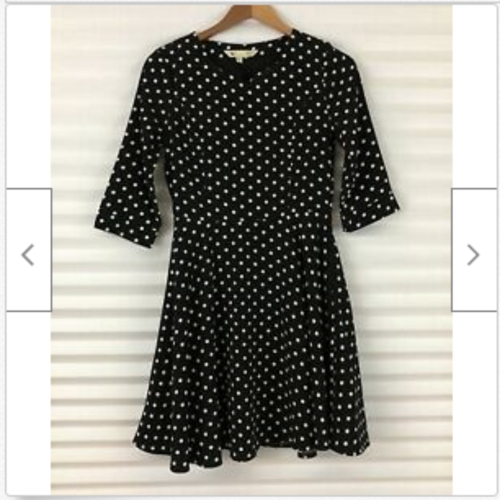 Yumi Dress Black White Polka Dot